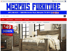 Tablet Screenshot of mymemphisfurniture.com